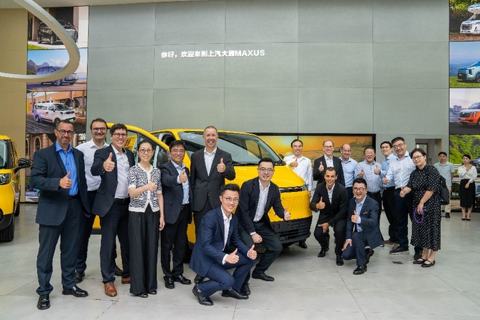 彰显中国智造实力上汽大通ev30助力dhl欧洲物流零碳转型